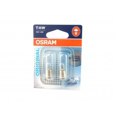 3893 blister  T4W 12v 4w  BA9s  (2шт) OSRAM автолампа в блистере